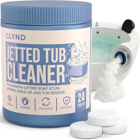 Clynd 711181104905 Jetted Tub Cleaner For The Jets And Tubes 24 Tablets Hot Jet