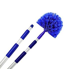 Cobweb Duster Extendable Reach 20 Feet Ceiling Fan 3-stage Aluminum