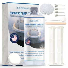 Wyb-121 Cocomfix Gel Coat Repair Kit For Boats White Marine Fiberglass