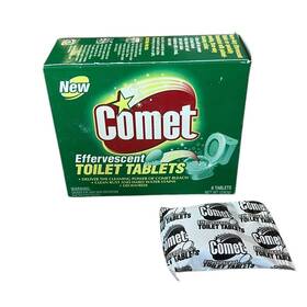 Comet 678112560165 Toilet Tablets Bowl Cleaner Lot Of 6 Effervescent Rare Discontinued 2003