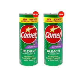 Comet 810003440266 Pack Of 2 Cleanser Powder With Bleach - Lavender Scent 21oz 595g