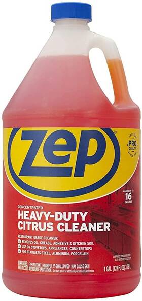 Commercial 074028 Professional Citrus Degreaser Concentrate - 1 Gallon Heavy-duty Formula