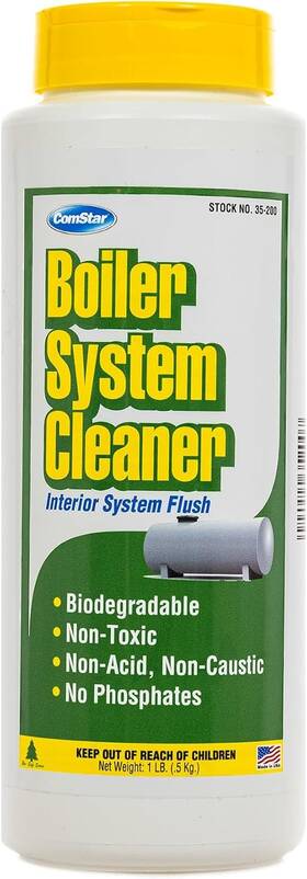 Comstar 024924352007 Boiler System Cleaner Non-toxic Sludge Oil And Grease Remover 1 Pound