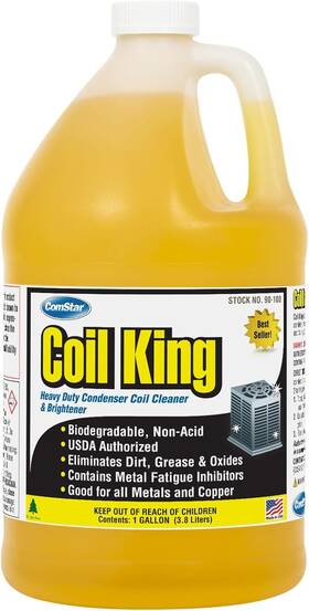 Comstar 024924901007 Coil King 1 Gal Foaming Condenser Cleaner And Brightener