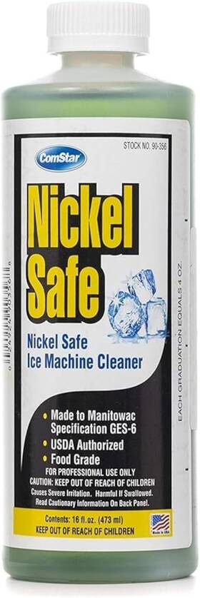 90-356 Comstar Nickel Safe 16 Oz Ice Machine Cleaner Removes Scale And Lime