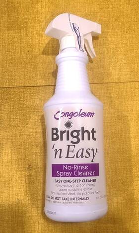 Congoleum 088699597360 Bright Ftn Easy No Rinse Cleaner - 32 Ounce Bottle