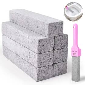 Conli 717206999082 8 Pack Pumice Stone Toilet Bowl Cleaner With Handle