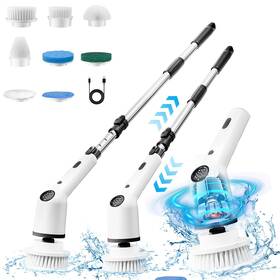 Sx828 Coo Electric Spin Scrubber Cordless Cleaning Brush Home Power