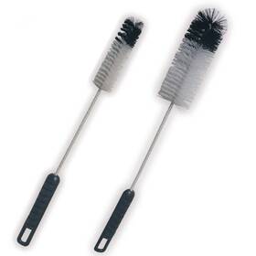 Coralpearl 730440074667 Bottle Brushes Thin Long Handle X 2 Utility Skinny Wire Cleaner Set Big Smal