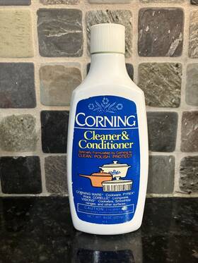 Corning 071160040083 Cleaner And Conditioner Polish 8 Oz. Bottle 90% Full