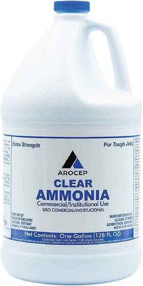 Ar150002 Cpdi Clear Ammonia Cleaner Liquid 1 Gallon Multipurpose Multi-surface Cleaning Sol