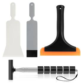 Skts001 Cpprodilig 4 Pcs Bulldozer Mirror Window Tint Kit Long Handle Flat For Shower Glass And C
