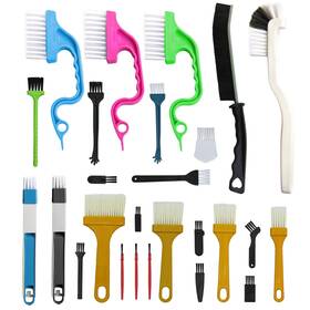 Qjs001 Crafnew 26pcs Small Cleaning Brush Crevice Brushes Spaces Gap