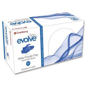 Cr3306 Cranberry Usa Evolve Nitrile Powder Free Exam Gloves 2.0 Mil Small 300