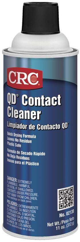 02130cs Crc Qd Contact Cleaner 02130 Pack Of 12 11 Wt. Oz. Plastic Safe Electronics