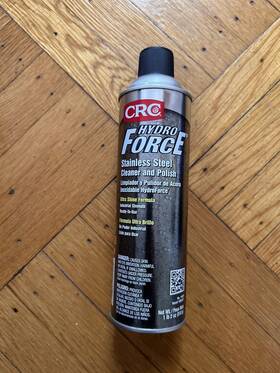 1004977 Crc Hydro Force Stainless Steel Cleaner 12 Cans