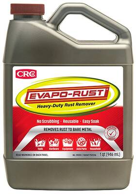 Crc 445033485494 Evapo-rust 32oz Heavy-duty Rust Remover Acid-free Reusable Water-based
