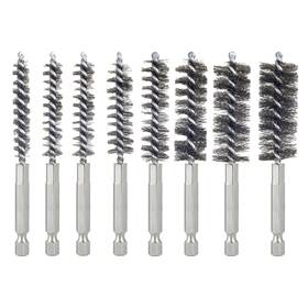 Byy0053 Creztail Bore Brush For Drill 8pcs Stainless Steel Wire Tube In Different Size
