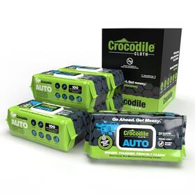 Crocodile Cloth 060460470220 Auto Cleaning Wipes - Car Engine Degreaser Body Detailing Tires