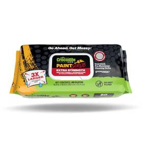 Crocodile Cloth 313091437496 Paintscrub 60-count Wipes Paint Cleanup Wipe For Epoxy And Tar On Concrete
