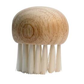 Mus-002 Cuisinox Mushroom Brush With Wooden Handle For Cleaning And Prep