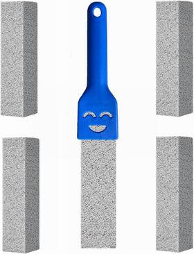 Cuzlarmul 445038535538 Pumice Stone Toilet Bowl Cleaner With Handle Sticks Scouring Pad