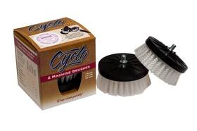 Cyclo Toolmakers 76-840x2-2pk 76840x22pk Shampoo Brush With White Soft Bristles Pack Of 2