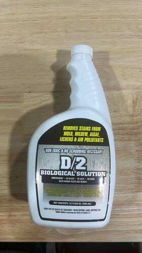 4316363839 D/2 Biological Solution - 1 Quart In Reusable Spray Bottle Oz Free Shipping