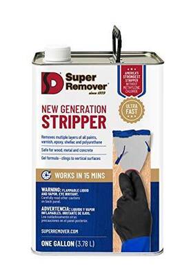 D Super Remover Since 1979 060664132431 Paint Stripper Gallon - 128oz New Generation Safe For Wood Me