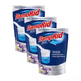 Damprid 075919307304 44 Oz Lavender Vanilla Refills Moisture Absorber 3-pack Air Freshener