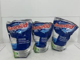 Damprid 075919310304 Fresh Scent Moisture Absorber Refill Bag 44 Oz. Lot 3