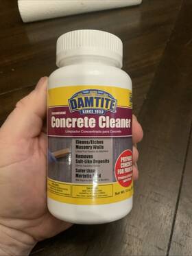 09730 Damtite 711181181340 30 Oz. Concentrated Concrete Cleaner