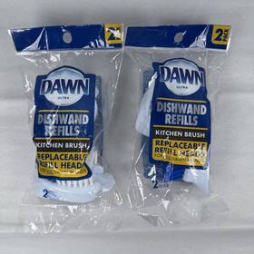 Dawn 011171357503 Lot Of 4 Packs Ultra Dishwand Kitchen Brush Replaceable Refill Heads / New