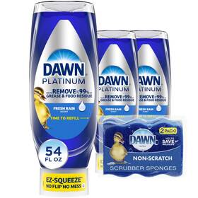 Dawn 030772023662 Dish Soap Squeeze Bottle Ez-squeeze Platinum Liquid Non-scratch Sp