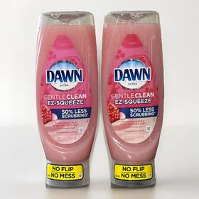 Dawn 030772052198 2 Ultra Gentle Clean Ez-squeeze Pomegranate Rose Water Dishwashing Liquid