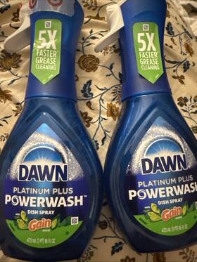 Dawn 030772124642 Two Powerwash Gain Original Dish Spray Soap Starter Kit 16oz