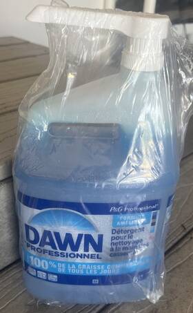 Dawn 030772152614 Professional Dishwashing Liquid Original 1 Gallon Blue With Pump