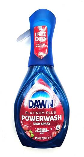 Dawn 030772159408 2 Platinum Plus Powerwash Spray Frosted Cranberry 16 Oz Liquid Dish Soap Le
