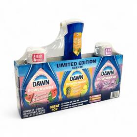 Dawn 030772236918 Powerwash Dish Soap Spray Bottle Kit Spring Variety 2 16oz Refills