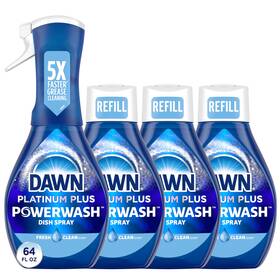 Dawn 037000314974 Platinum Powerwash Dish Spray Soap Fresh Scent Bundle 4