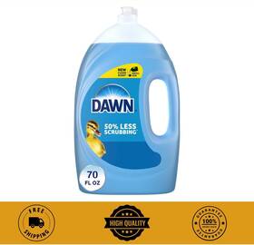 Dawn 079168938759 Ultra Dish Soap Dishwashing Liquid Eliminates Odor 70fl Oz Original Scent