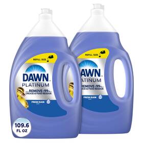 10030772045043 Dawn Platinum Dish Soap Liquid Dishwashing Detergent Refreshing