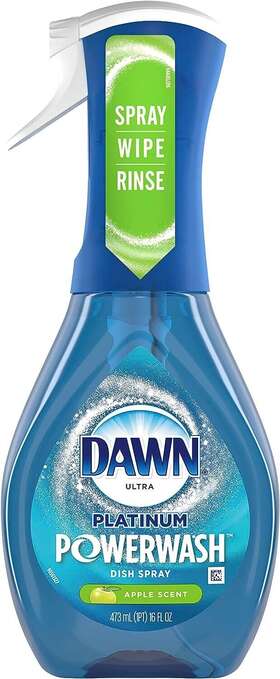 10037000523656 Dawn Platinum Powerwash Dish Spray Soap Apple Scent 16oz