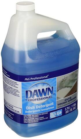 57445ea Dawn Dishwashing Liquid Original Regular Scent 1 Gallon Blue