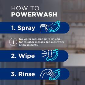Dawn 691060180964 Platinum Powerwash Dish Spray Soap Lemon Scent Refill 16 Oz 3 Pack