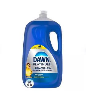 980261986 Dawn Platinum Dishwashing Liquid Dish Soap Refreshing Rain 90 Oz Free Shipping
