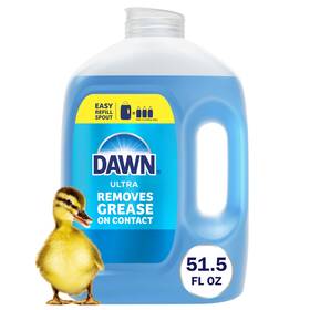 P-1383 Dawn Dish Soap Ultra Original Blue 51.5 Oz Powerful Dishwashing Detergent