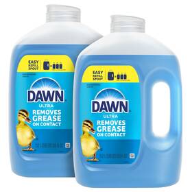 P-5065 Dawn Ultra Original Dish Soap Refill Jug Large Size Blue Liquid Dishwashi