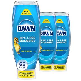 P-8339 Dawn Ultra Ez-squeeze Dish Soap Dishwashing Liquid Original 3x22oz