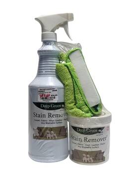 Deep Green 040232191619 Coconut Oil Heavy Duty Stain Remover 16oz Carpet Fabric More